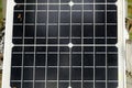 Close up a panel of solar cell for a green eco renewable energy Royalty Free Stock Photo