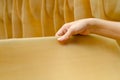 Close up of para rubber sheet Royalty Free Stock Photo