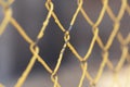 Close up pattern paint worn yellow Barb Wire background