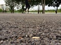 Close up of Paved roads and runway