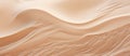 Close up of a peachcolored aeolian sand dune in the desert landscape