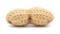 A peanut shell on a white background (ai generated) Royalty Free Stock Photo