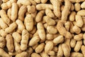 Close up peanuts or groundnuts pattern. Peanuts in the shell. Royalty Free Stock Photo