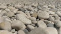 Close up of pebbles on beach