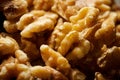 Close-up of peeled walnuts