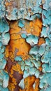 Close-up of peeling paint on a wall Royalty Free Stock Photo