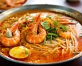 close up of Penang Asam Laksa.