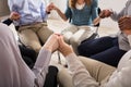 People Holding Each Others Hand Praying Together Royalty Free Stock Photo