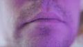 A close up of a persons face
