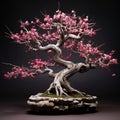 A Crabapple Bonsai\'s branching structure