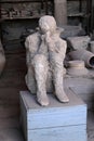 Petrified man from Pompeii