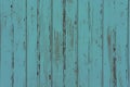 close-up of petrol, turquoise planks of construction with old paint, natural wood texture, narrow boards, horizontal, wallpaper,