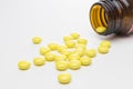 Close up of pharmaceutical drugs - pills Royalty Free Stock Photo