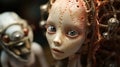 Close Up Photo Of Aliens Doll