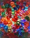 Close-up photo of art beads Royalty Free Stock Photo