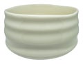 white ceramic piola for tea ceremony Royalty Free Stock Photo
