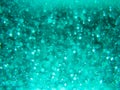 Turquoise soap bubbles