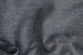 Close-up photo of blue jeans. denim blue cloth background Royalty Free Stock Photo