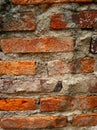 A close up photo of a brick wall Royalty Free Stock Photo