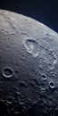 Stunning Moon Image Captured With Nasa\'s Cgi And Cxl Gps Royalty Free Stock Photo