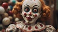 Close Up Photo Of A Clown\'s Doll Royalty Free Stock Photo