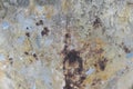 Close up photo of corroded metal surface under insulation (CUI)