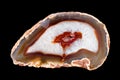 Close-Up Photo Of Crystal Stones On Black Background