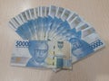 Close up photo indonesian money 50.000 rupiahs