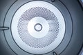 Close up photo of inside dryer machine drum Royalty Free Stock Photo