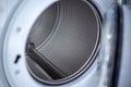 Close up photo of inside washing machine drum Royalty Free Stock Photo