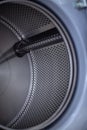 Close up photo of inside washing machine drum Royalty Free Stock Photo
