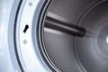 Close up photo of inside washing machine drum Royalty Free Stock Photo