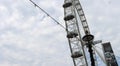 Close up photo of London eye