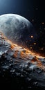 Fiery Earth: A Stunning Concept Art In 32k Uhd With Vray Tracing
