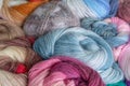 Wool yarn, knitting threads, needlework