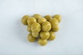 Close up photo of marinated Greek olives Royalty Free Stock Photo