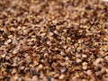 Close up photo of organic buckwheat husks Royalty Free Stock Photo