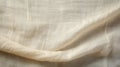 Gauzy Linen Fabric With Delicate Curves And Fine Lines