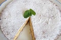 Close-up photo of a piece of sponge cake