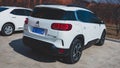 A close-up photo of the rear of a Citroen C5 aircross city crossover