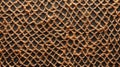 Bronze And Black Leather Texture With Infinity Nets Style