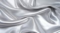 Silver Silk With Satin Folds - Vray Tracing Style