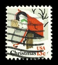 Wonderful USA postage stamps Royalty Free Stock Photo