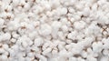 Scattered Composition Of High Detailed White Cotton Texture