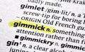 gimmick