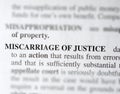 miscarriage of justice