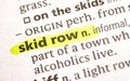 skid row Royalty Free Stock Photo