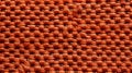 Close Up Of Orange Woven Cloth In Goerz Hypergon Style