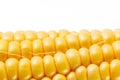 Close-up photo of yellow corn background, healthy and tasty food Royalty Free Stock Photo