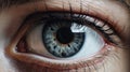 Scared Eyes: Hyperrealistic Human Eye Model In 8k Resolution